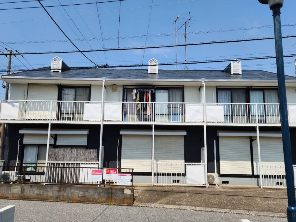 千葉県市原市アパート　塗装工事完了
