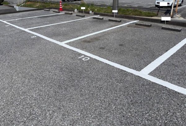 【大規模修繕工事】千葉県市原市テナント　駐車場ライン引き