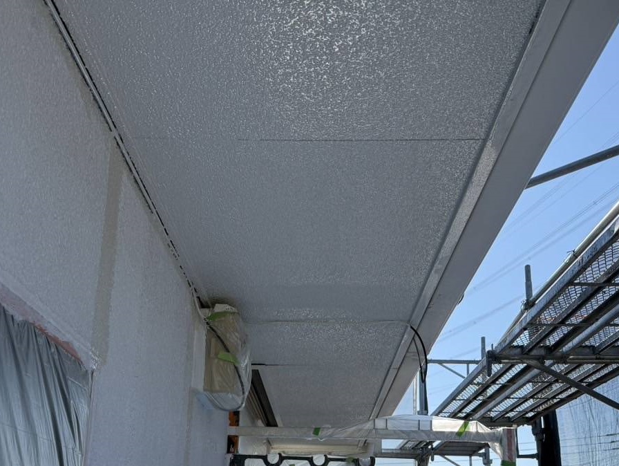 中塗り施工後