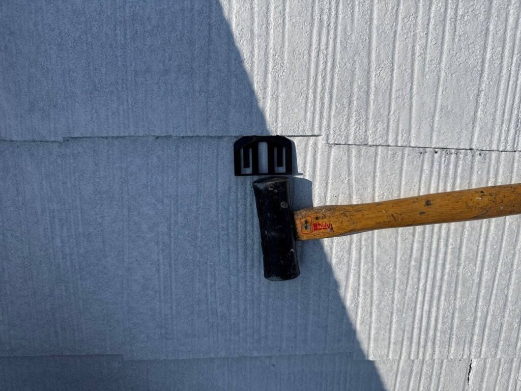 タスペーサー挿入