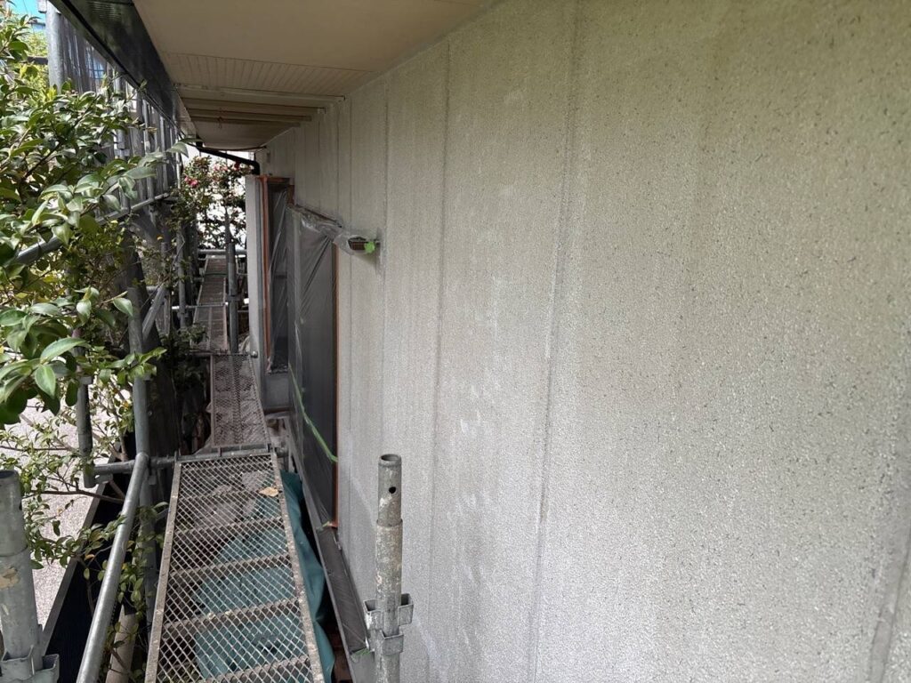 下塗り施工後