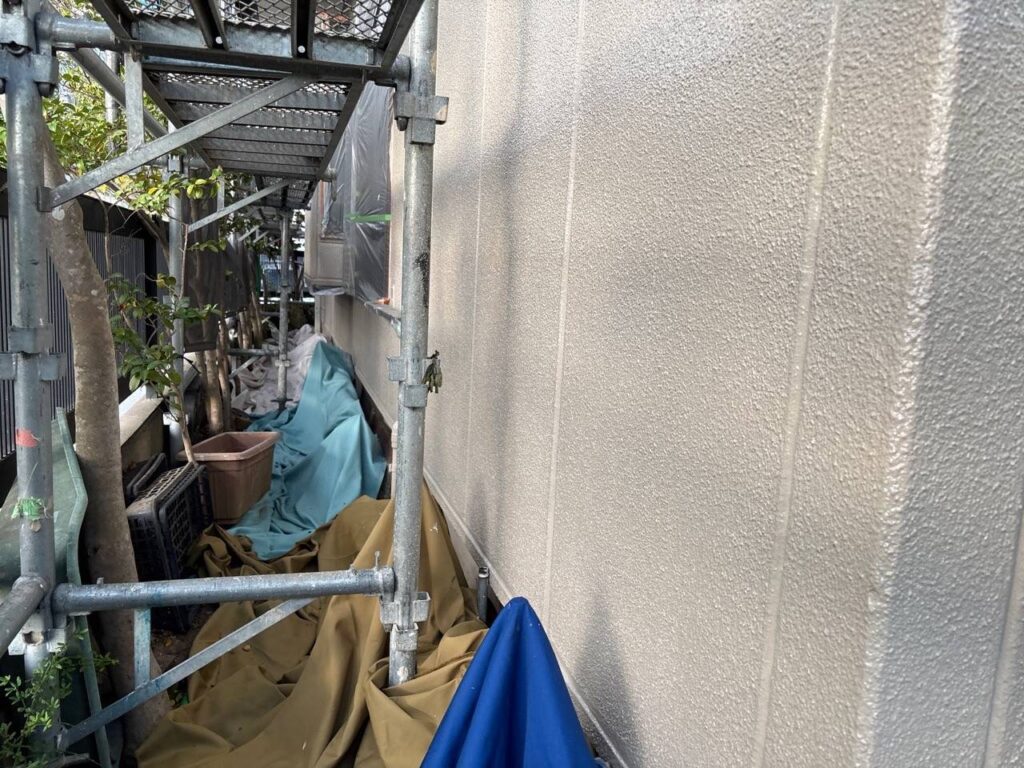 中塗り施工後