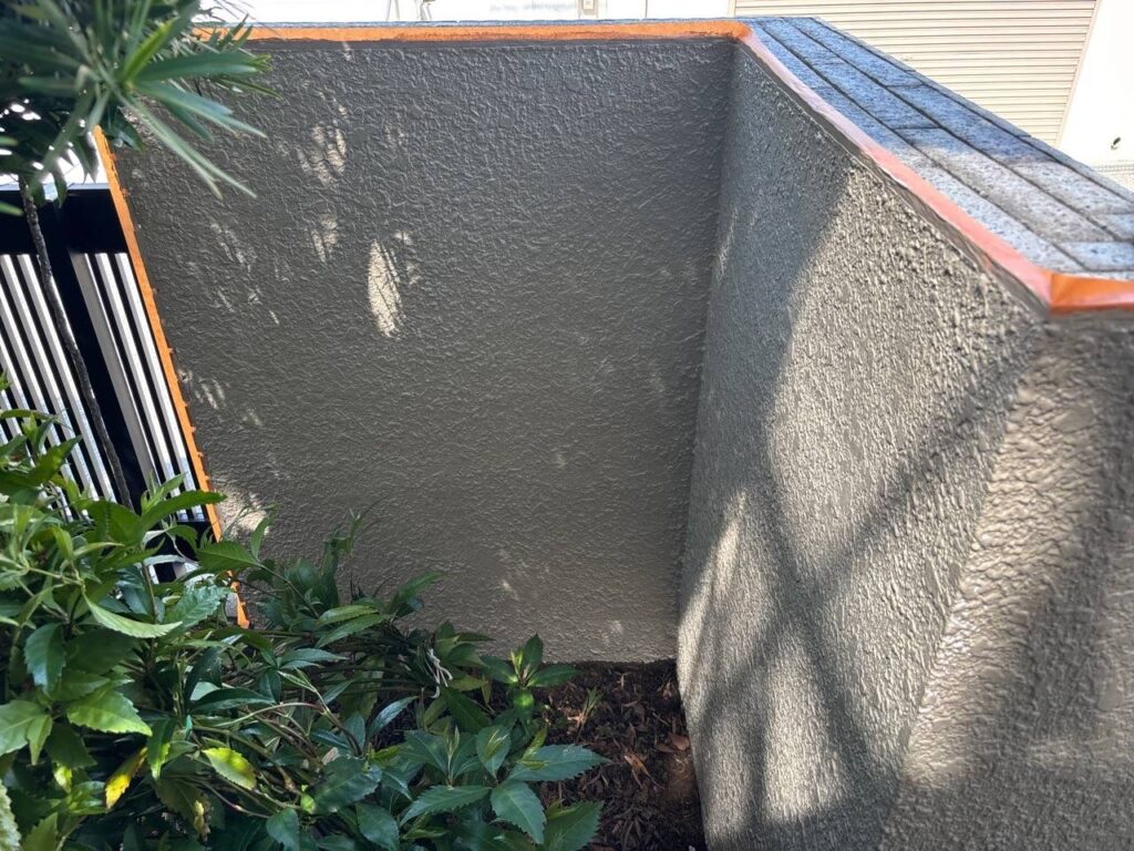 中塗り施工後