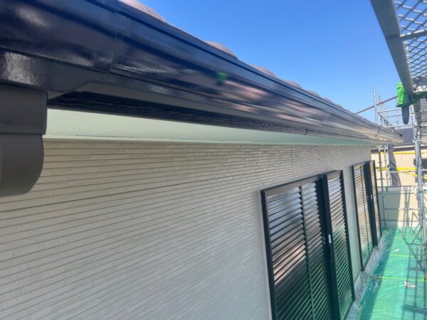 千葉県袖ケ浦市O様邸　付帯塗装（破風・横樋塗装）