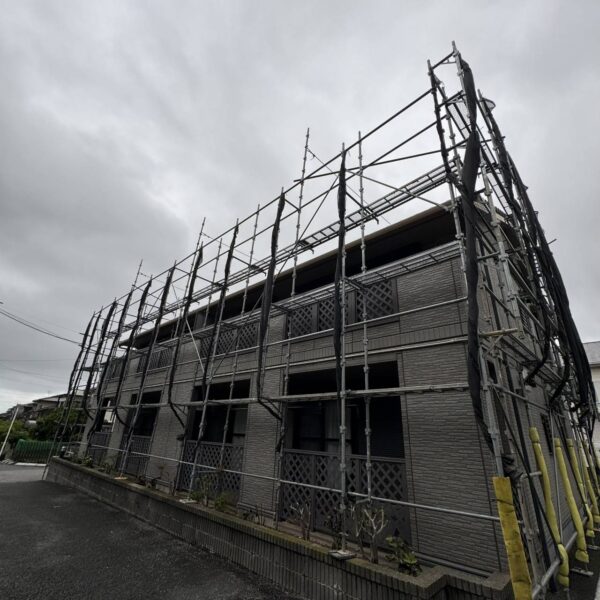 【大規模修繕工事】千葉県袖ケ浦市アパート　工事着工