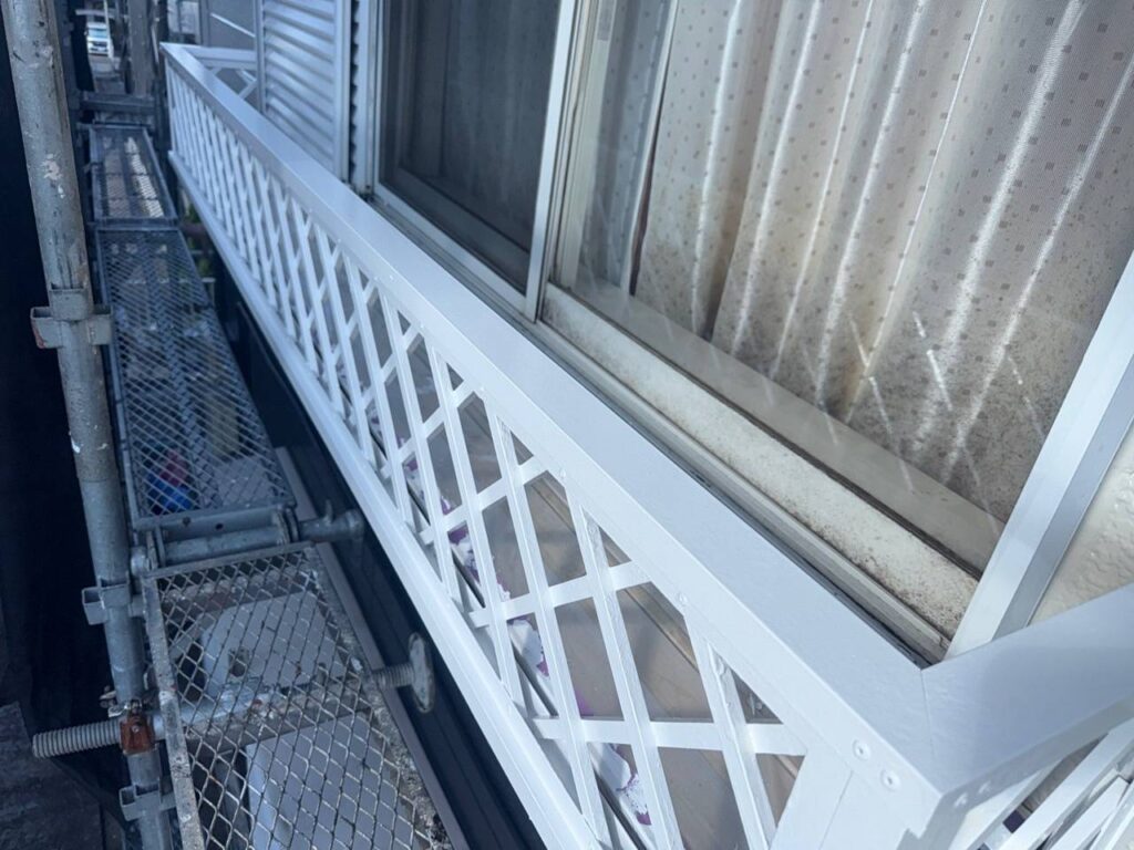 【大規模修繕工事】千葉県袖ケ浦市アパート　付帯塗装（水切り・BOX・フラワーBOX・鉄部塗装）