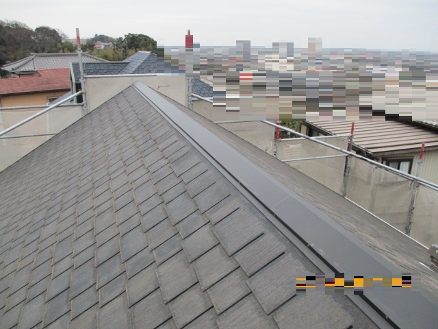 千葉県袖ケ浦市T様邸　屋根棟板金工事