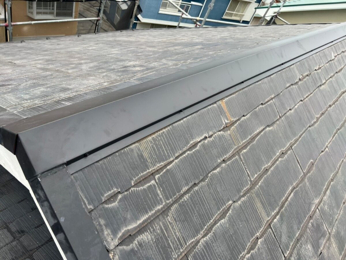 屋根棟板金工事