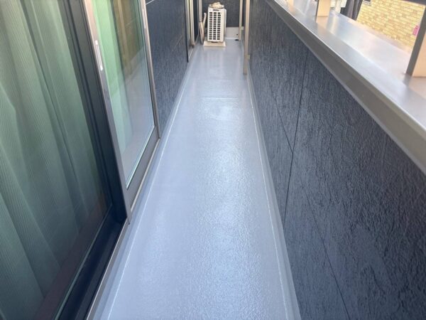 千葉県市原市M様邸　ベランダ塗装