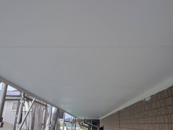 千葉県市原市Y様邸　付帯塗装（軒天塗装）