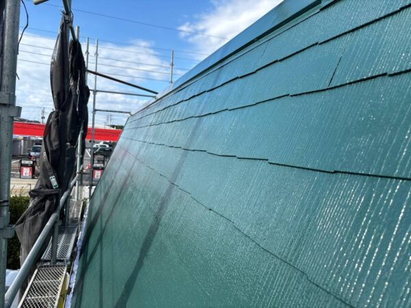 千葉県市原市I様邸車庫　屋根塗装