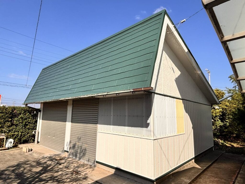 千葉県市原市I様邸 小屋塗装 プレミアム無機塗料