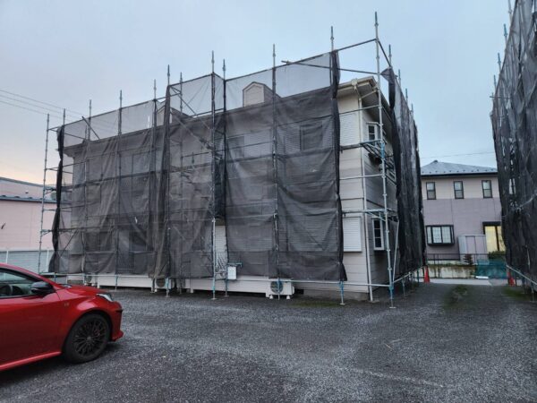 【大規模修繕工事】千葉県袖ケ浦市アパート　工事着工