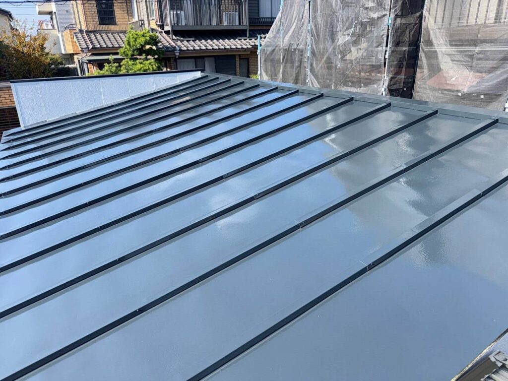 千葉県習志野市S様邸　車庫外壁・屋根塗装