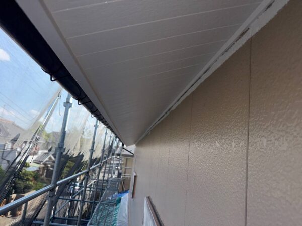 千葉県習志野市S様邸　付帯塗装（軒天塗装）