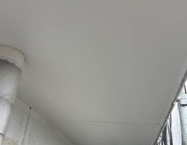 千葉県市原市アパート　付帯塗装（軒天塗装）