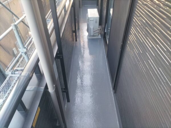 千葉県市原市N様邸　ベランダ塗装