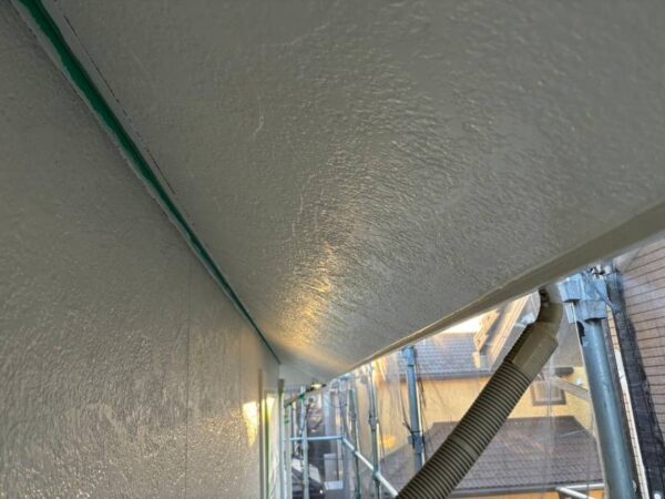千葉県市原市A様邸　付帯塗装（軒天塗装）