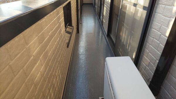 千葉県袖ケ浦市I様邸　ベランダ塗装