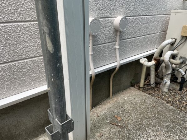 千葉県市原市K様邸　付帯塗装（スリムダクト・換気口・水切り塗装）