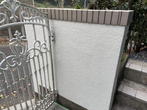 千葉県市原市K様邸　外塀塗装