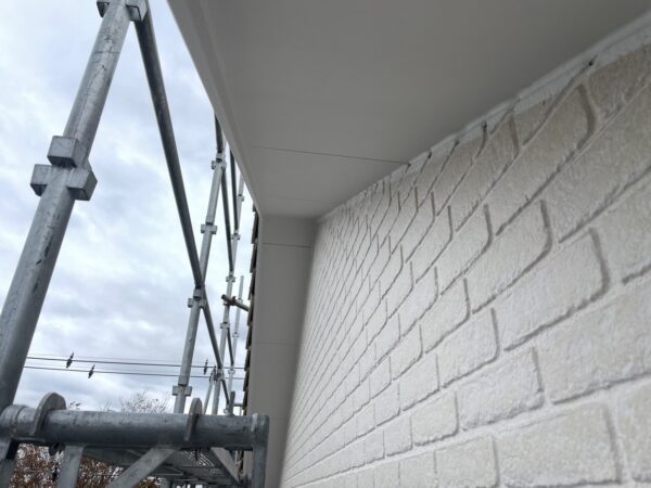 千葉県市原市K様邸　付帯塗装（軒天塗装）