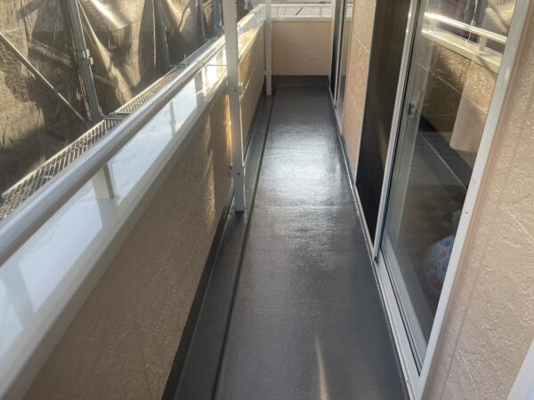 千葉県市原市A様邸　ベランダ塗装