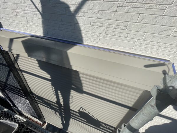 千葉県市原市Y様邸　付帯塗装（破風板・横樋・縦樋・シャッターBOX塗装）