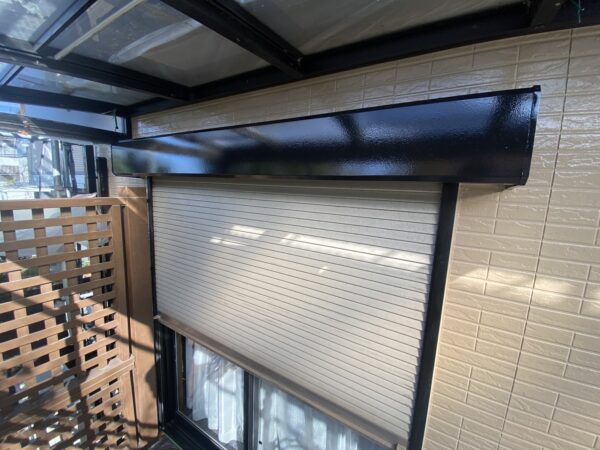 千葉県袖ケ浦市K様邸　付帯塗装（横樋・縦樋・シャッターBOX塗装）