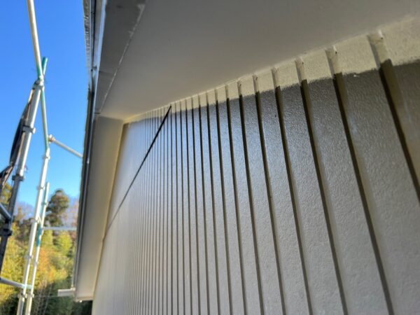 千葉県茂原市W様邸　付帯塗装（軒天塗装）