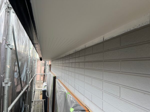 千葉県市原市S様邸　付帯塗装（軒天塗装）