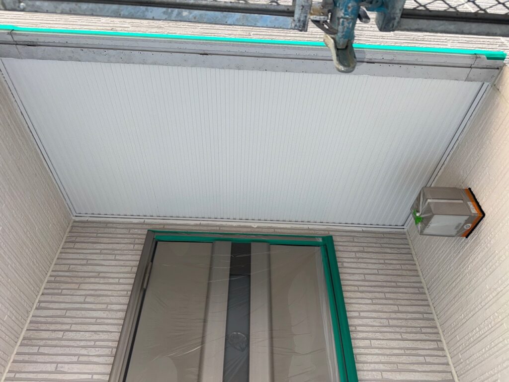 千葉県市原市K様邸　付帯塗装（軒天塗装）