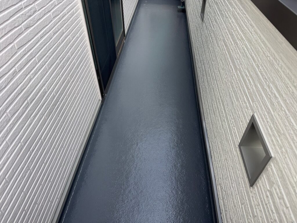 千葉県市原市K様邸　ベランダ塗装