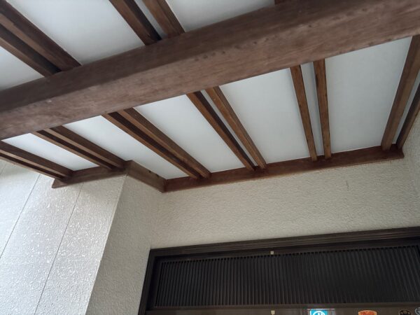 千葉県市原市S様邸　付帯塗装（軒天塗装）