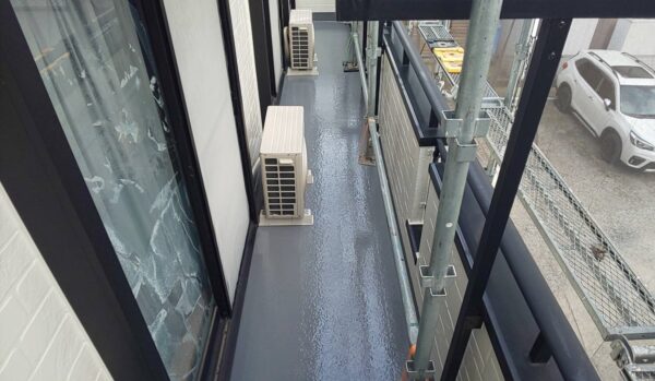 千葉県市原市N様邸　ベランダ塗装