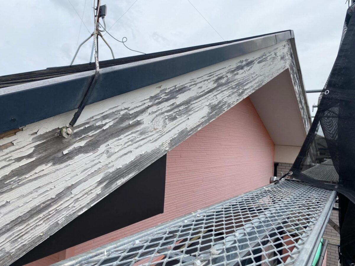 破風板金巻き工事