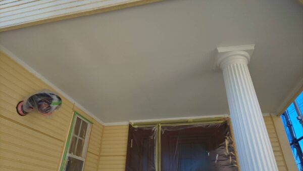 千葉県いすみ市S様邸　付帯塗装（軒天塗装）