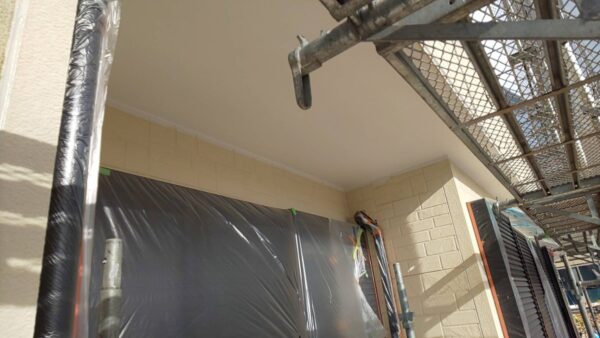 千葉県市原市N様邸　付帯塗装（軒天塗装）