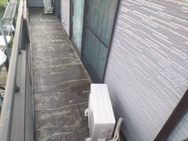 千葉県いすみ市O様邸　ベランダ塗装