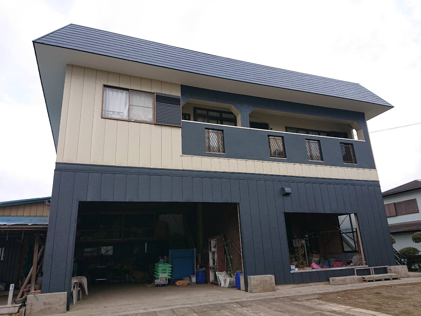 千葉県大網白里市O様邸 屋根・外壁塗装 ハイブリッド無機塗料