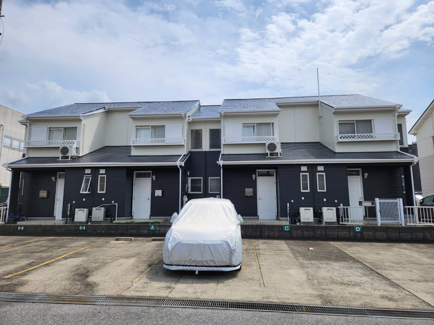 千葉県袖ケ浦市アパート 屋根・外壁塗装 プレミアム無機塗料