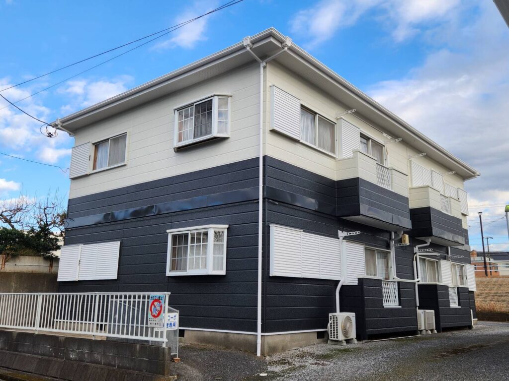 千葉県袖ケ浦市アパート 屋根・外壁塗装 プレミアム無機塗料