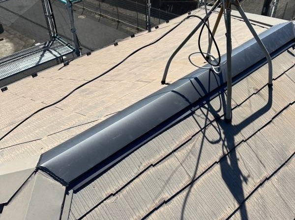 千葉県市原市I様邸 屋根棟板金工事