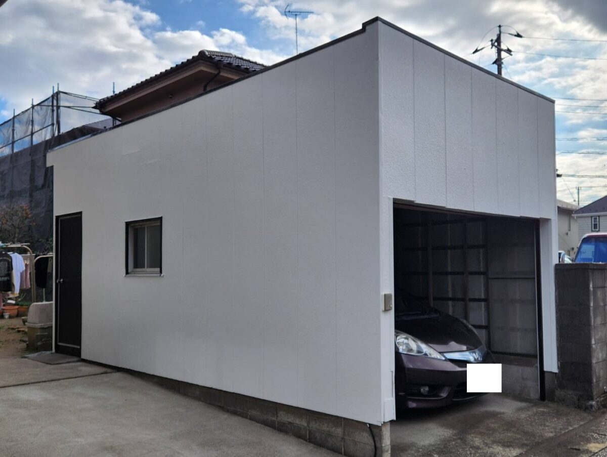 より清潔感のある車庫へ