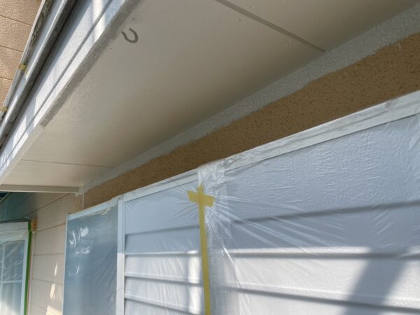 千葉県市原市K様邸　付帯塗装（軒天塗装）