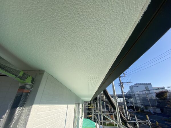 千葉県袖ケ浦市K様邸　付帯塗装（軒天塗装）
