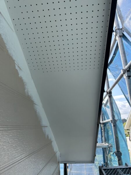 千葉県いすみ市T様邸　付帯塗装（軒天塗装）