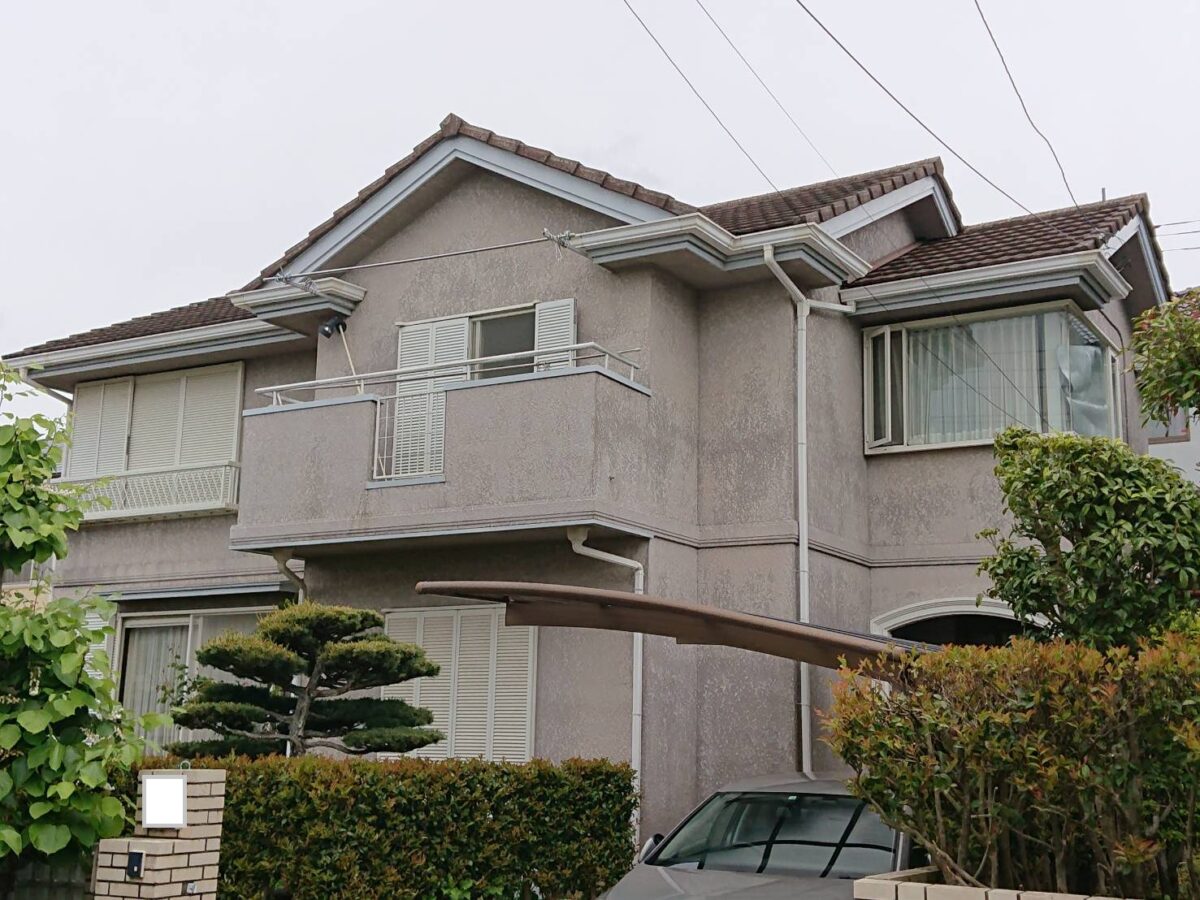 見るたびに安心感を与えてくれる、やさしい外壁カラー