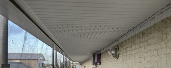 千葉県袖ケ浦市S様邸　付帯塗装（軒天塗装）