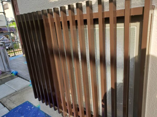 千葉県市原市I様邸　付帯塗装（雨戸・格子塗装）